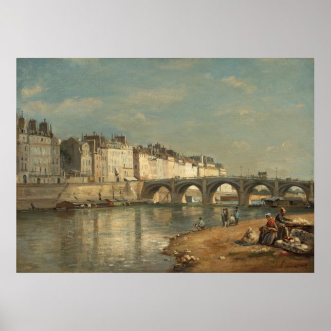 Poster Ponte Paris Pont - Vintage (Frente)