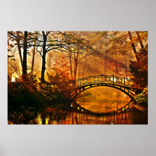 Póster Ponte, paz e amor do paraíso do zen pelo