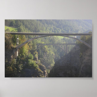 Poster Ponte perto da Suiça Brigg