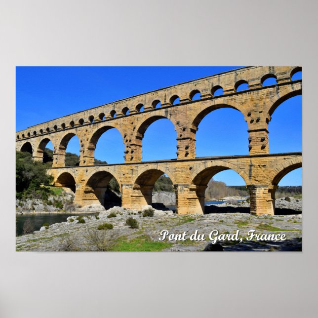 Poster Ponte Pont du Gard França Foto 97 (Frente)