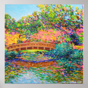 Póster "Ponte & reflexão "