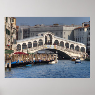 Póster Ponte Rialto Veneza Itália