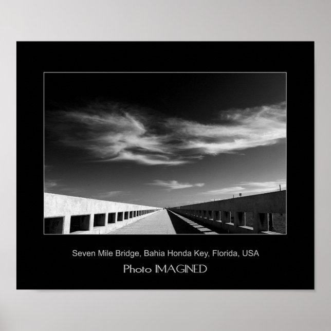 Poster Ponte Sete Mile, Florida Keys, EUA (Frente)