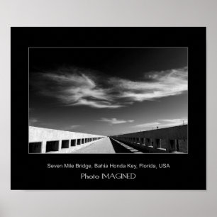 Poster Ponte Seven Mile, Florida Keys, EUA