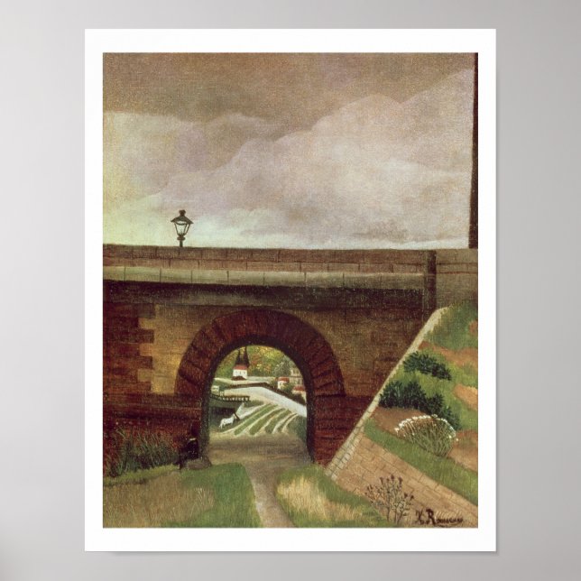 Poster Ponte Sevres (óleo na canvas) (Frente)