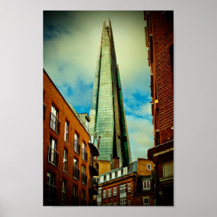 Poster Ponte Shard London Torre Southwark