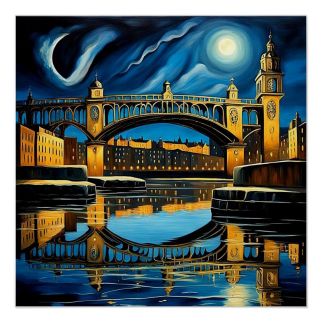 Póster Ponte sob o luar 2 (Frente)