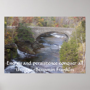 Póster Ponte sobre a água