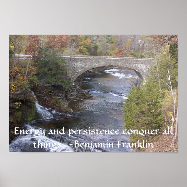 Póster Ponte sobre a água (Frente)