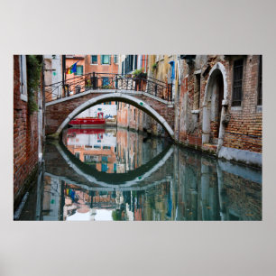 Poster Ponte sobre o canal de Veneza