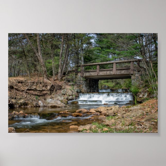 Poster Ponte sobre o Hickory Run (Frente)