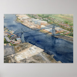 Poster Ponte Transportadora de Middlesborough