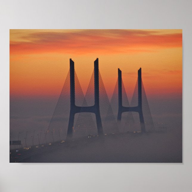 Poster Ponte Vasco da Gama Lisboa Portugal (Frente)