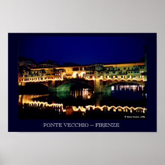 Póster Ponte Vecchio