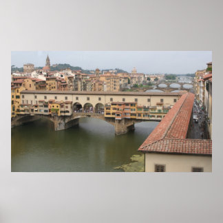 Poster ponte vecchio, florença