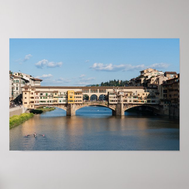 Poster Ponte Vecchio — Ponte velha - Florença, Itália (Frente)