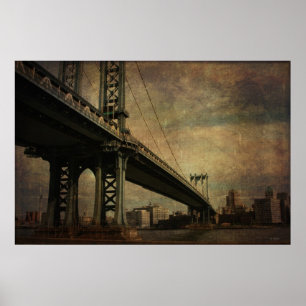 Póster Ponte Vintage Manhattan