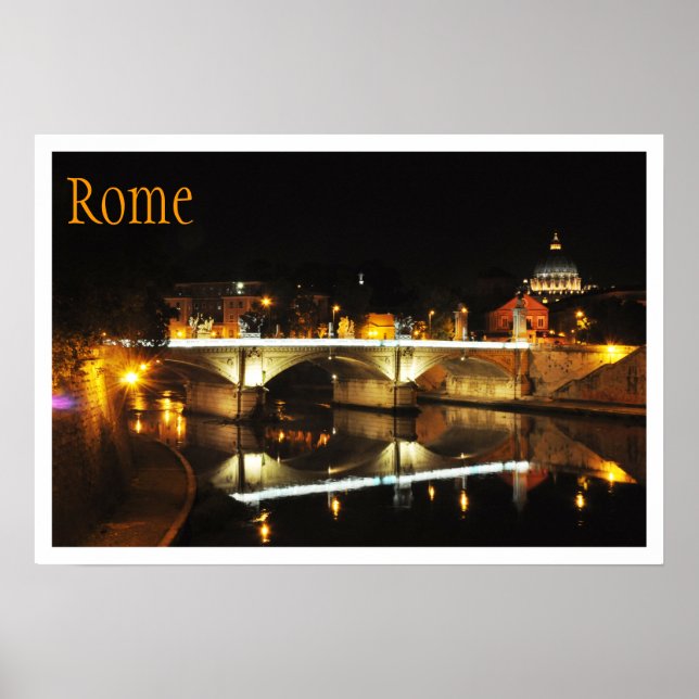 Poster Ponte Vittorio Emanuele II, Cidade Vaticano (Frente)