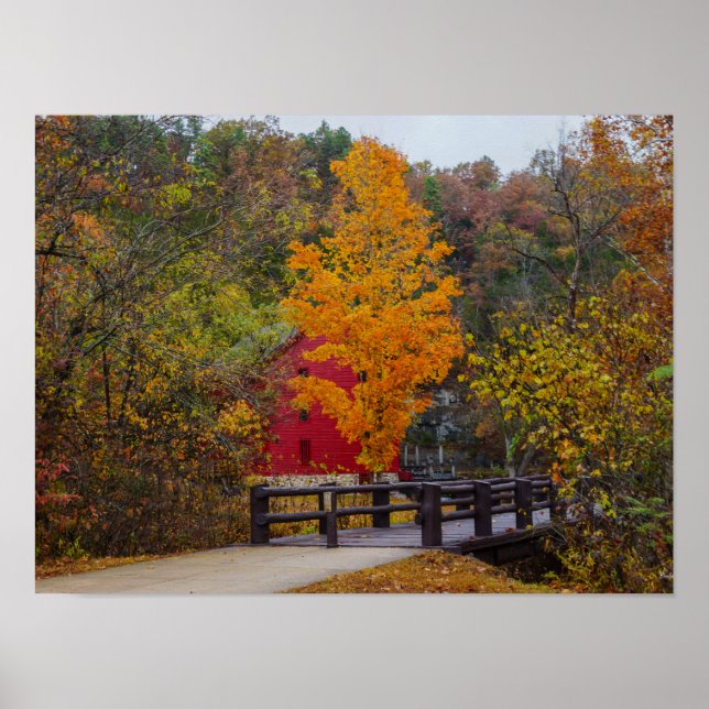 Poster Ponte Walkway para Beco Mill (Frente)