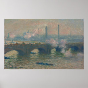 Poster Ponte Waterloo, Dia da Cinza, 1903 (petróleo na ca