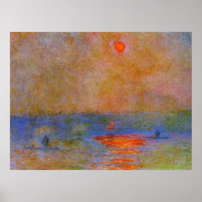 Poster Ponte Waterloo, Luz do Sol no Nevoeiro, (Frente)