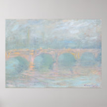 Ponte Waterloo no Sunset - Claude Monet Fine Art
