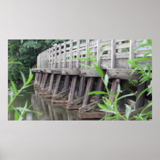 Poster Ponte Wooden Foot