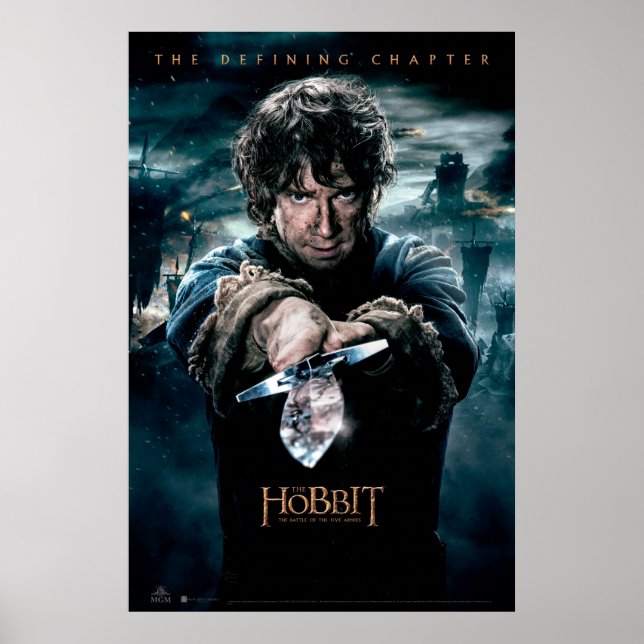 Póster Ponteiro BILBO BAGGINS™ (Frente)