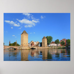 Póster pontes em Estrasburgo