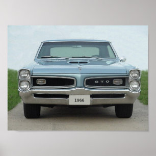 PÓSTER PONTIAC 1966 GTO