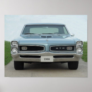 PÓSTER PONTIAC GTO 1966