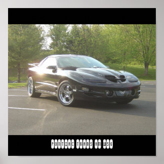 Póster Pontiac Trans Am WS6