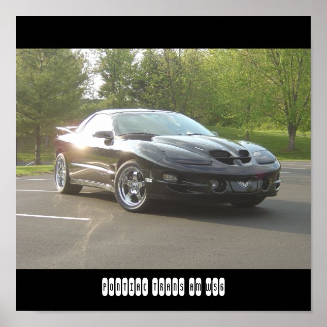 Póster Pontiac Trans Am WS6 (Frente)