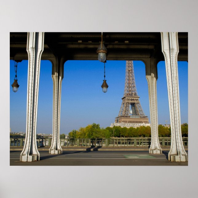 Poster Ponto de Bir Hakeim em Paris (Frente)