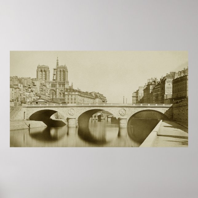 Poster Ponto de Paris Santo-Michel - Notre-Dame - Collard (Frente)