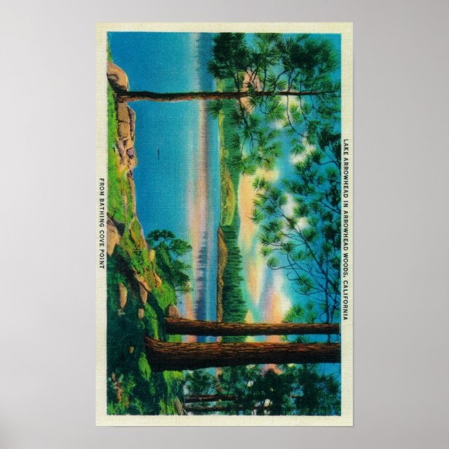 Póster Ponto de virada balnear no lago Arrohouad (Frente)