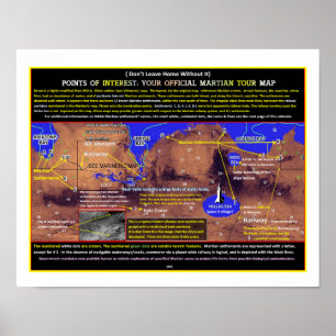 Poster Pontos de Interesse Marte