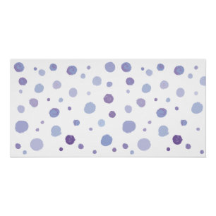 Póster pontos pintados à mão