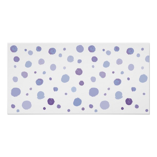 Póster pontos pintados à mão (Frente)