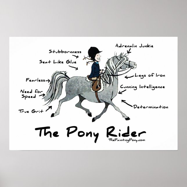 Póster Pony Rider (Frente)