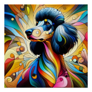 Póster Poodle Streaky