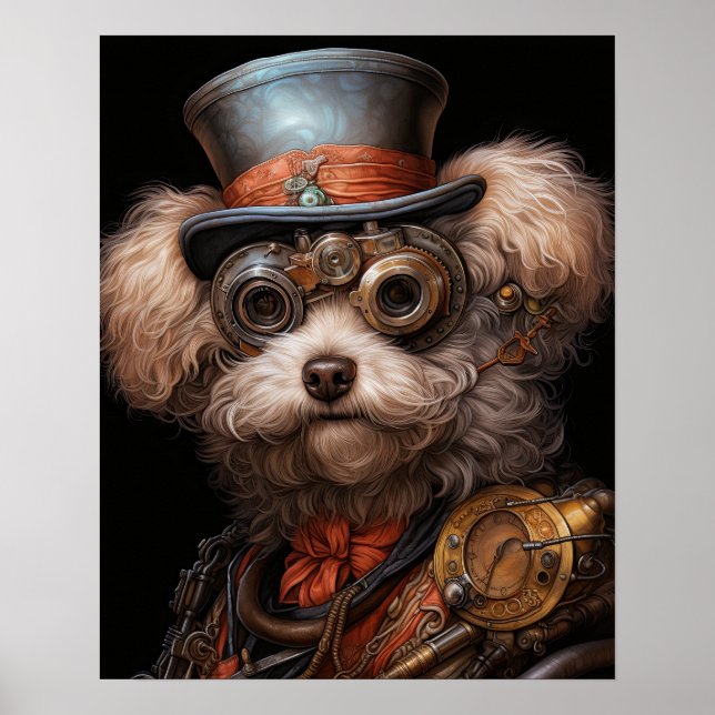 POSTER POÓDULO STEAMPUNK (Frente)