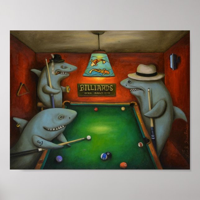 Poster Pool Sharks (Frente)