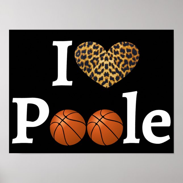 Poster Poole Party Cheetah Pattern (Frente)