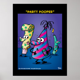 Póster "Pooper do Partido"