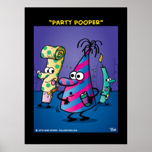Póster "Pooper do Partido"