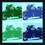 Póster Pop-Art<br><div class="desc">Motocicleta de pop Art</div>