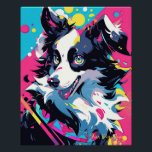 Póster Pop Art Anime Border Collie Dog 004 - Victoria Sas<br><div class="desc">[ Pinturas de Arte de Alta Qualidade ] ● Acrílico no papel ● 8.000~10.000pixel ● 500dpi scanner Victoria Sasuke 】 Ilustrator que ama anime japonês e cães Kawaii. Ela desenhar cachorros alegres e expressivos em um estilo colorido e POP. Estas pinturas vão animar a sua vida quotidiana.</div>