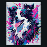 Póster Pop Art Anime Border Collie Dog 005 - Victoria Sas<br><div class="desc">[ Pinturas de Arte de Alta Qualidade ] ● Acrílico no papel ● 8.000~10.000pixel ● 500dpi scanner Victoria Sasuke 】 Ilustrator que ama anime japonês e cães Kawaii. Ela desenhar cachorros alegres e expressivos em um estilo colorido e POP. Estas pinturas vão animar a sua vida quotidiana.</div>