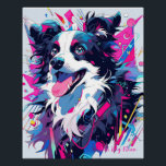 Póster Pop Art Anime Border Collie Dog 005 - Victoria Sas<br><div class="desc">[ Pinturas de Arte de Alta Qualidade ] ● Acrílico no papel ● 8.000~10.000pixel ● 500dpi scanner Victoria Sasuke 】 Ilustrator que ama anime japonês e cães Kawaii. Ela desenhar cachorros alegres e expressivos em um estilo colorido e POP. Estas pinturas vão animar a sua vida quotidiana.</div>